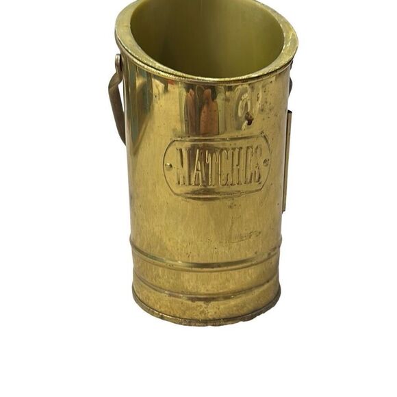 Vintage Teleflora match stick holder w/ handle and removable plastic insert MCM - Picture 5 of 7